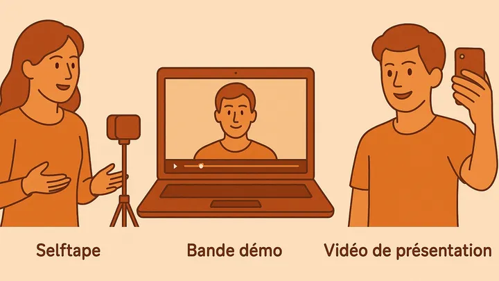 🤔 Quelles différences entre selftape, bande démo et vidéo de présentation ?