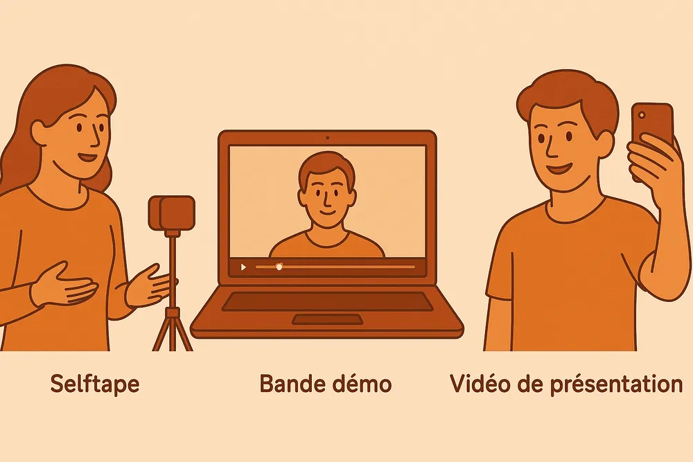 🤔 Quelles différences entre selftape, bande démo et vidéo de présentation ?