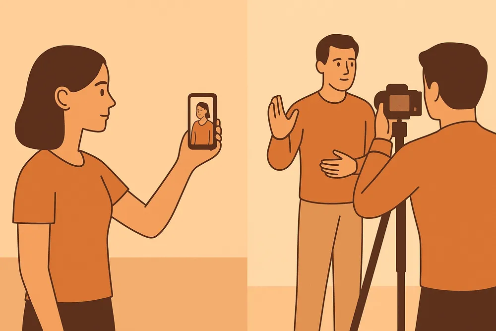 🤳🎥 La différence entre une selftape et une audition en présentiel