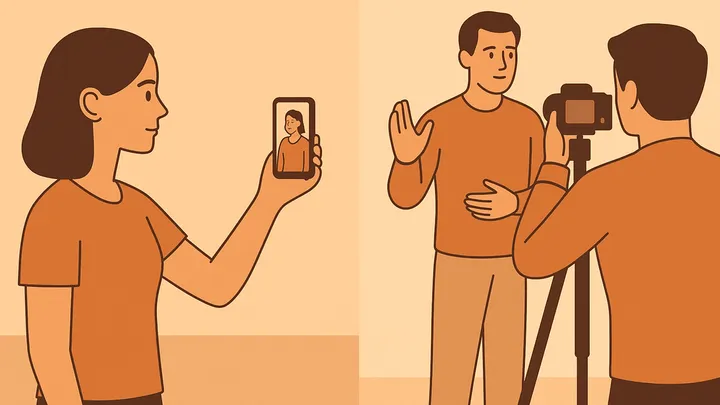 🤳🎥 La différence entre une selftape et une audition en présentiel