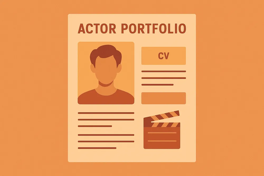 🎬 Créer un portfolio d'acteur débutant : Guide pour se lancer avec peu d’expérience